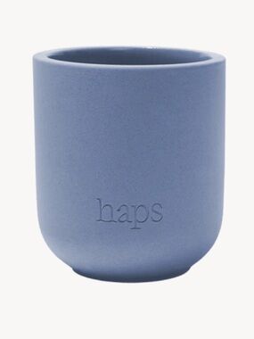 Haps Ceramic Candle Vessel – Mood Care Collection – Periwinkle Blue